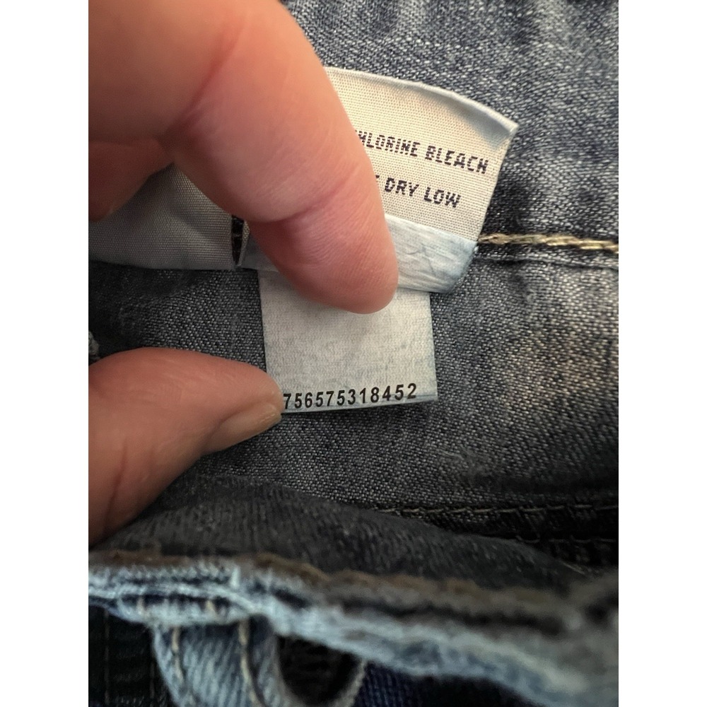 Vintage Y2K UnionBay Juniors Denim Cargo Shorts 3 Blue Juniors Retro Millennial - Picture 8 of 15